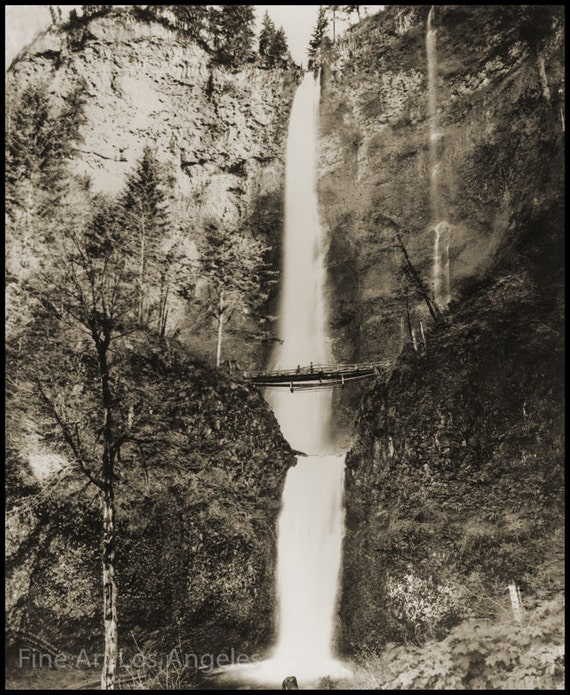 William Henry Jackson Photo Multnomah Falls