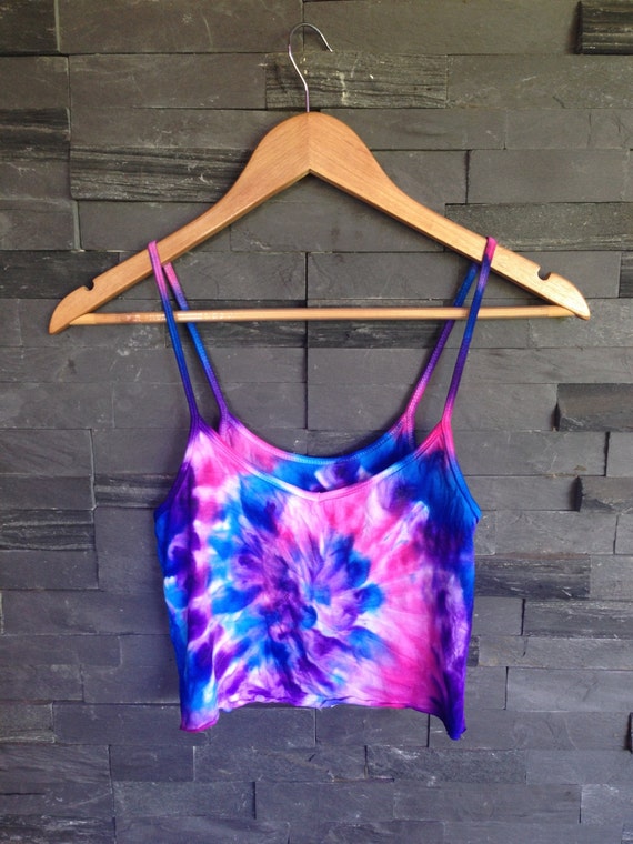 Women's Tie Dye Crop by TwistedSistersDye on Etsy