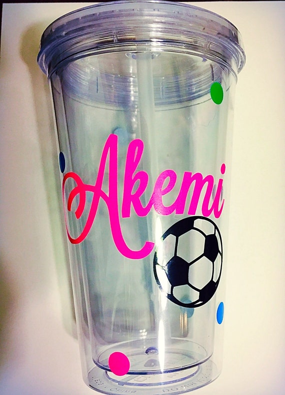 Soccer Sports Tumbler by DesignsbyLAE on Etsy