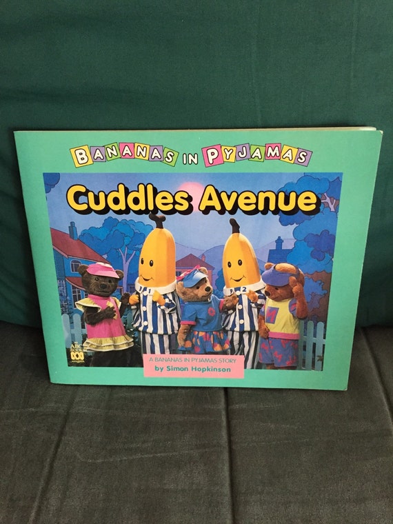 Three Vintage Bananas in Pyjamas Softcover Books by Echidnavintage