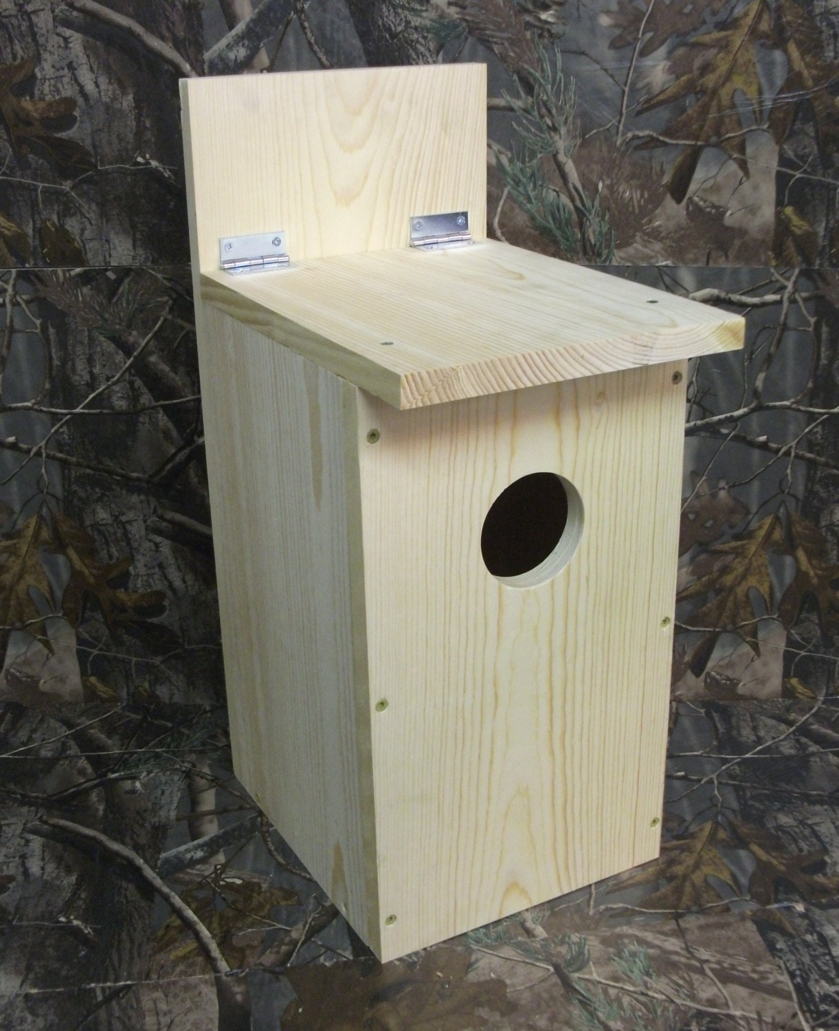 Screech Owl Nesting Box House Kestrel Birdhouse Handmade 