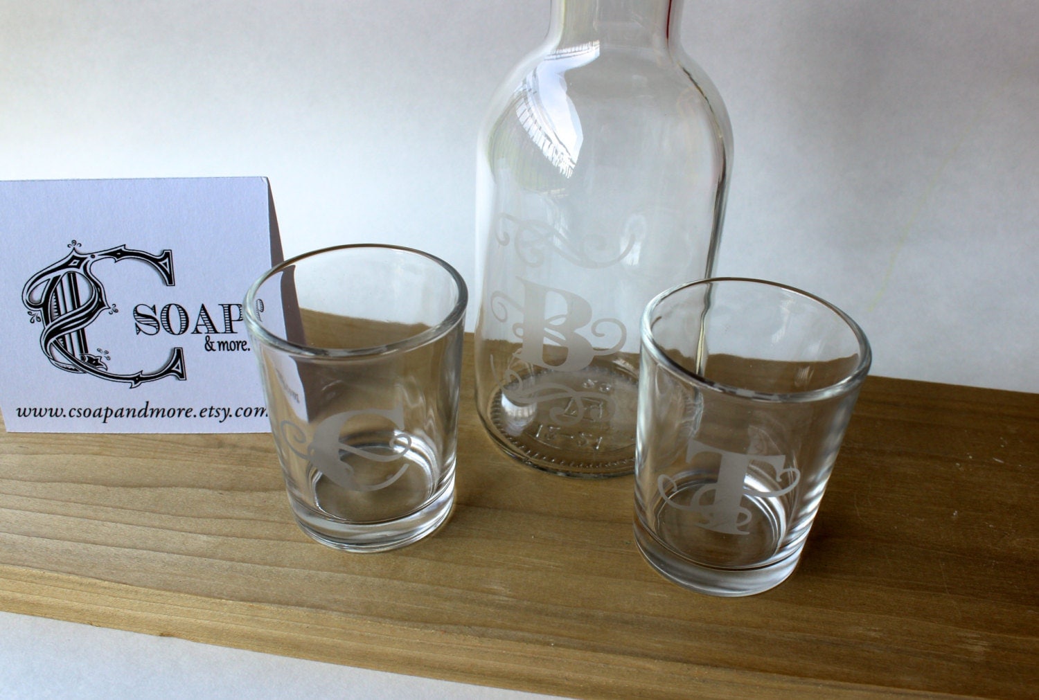 PERSONALIZED MOUTHWASH DISPENSER Glass