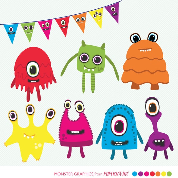 Monster Clipart: cute monsters clip art alien clipart alien