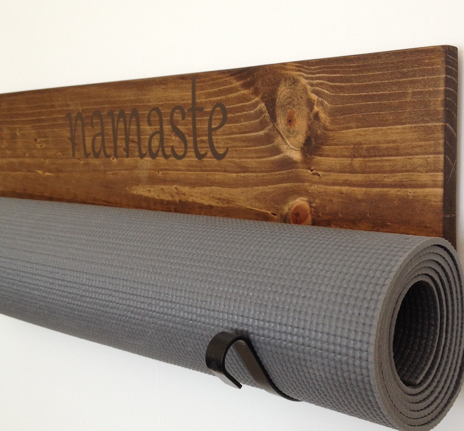 yoga mat wall mount