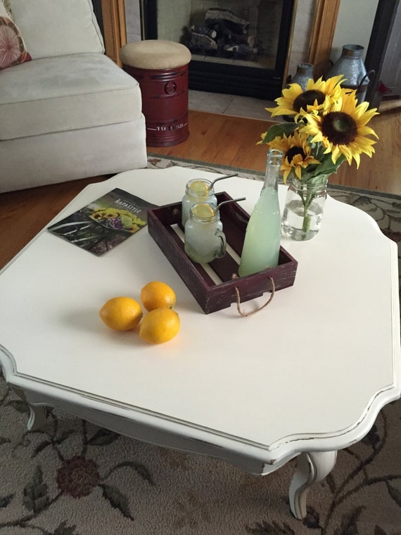 Refurbished coffee table by on Etsy