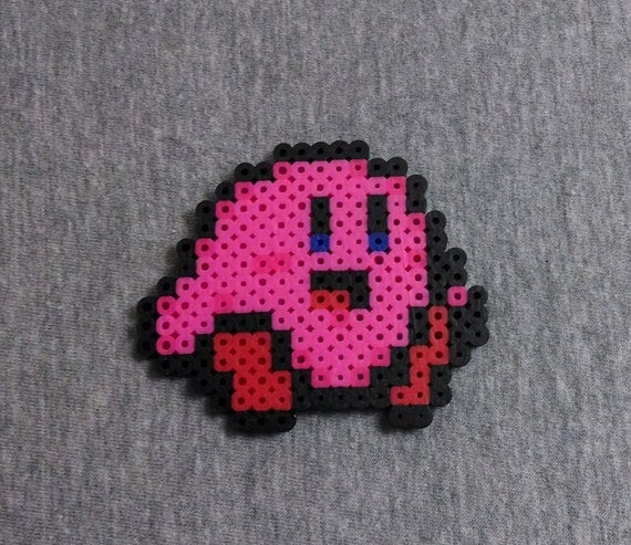 Kirby Perler Bead Sprite Super Smash Bros. by LuckyBellSprites