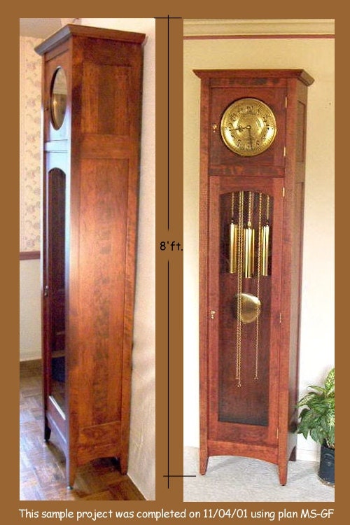 Craftsman/Mission Style Grandfather Clock Plan