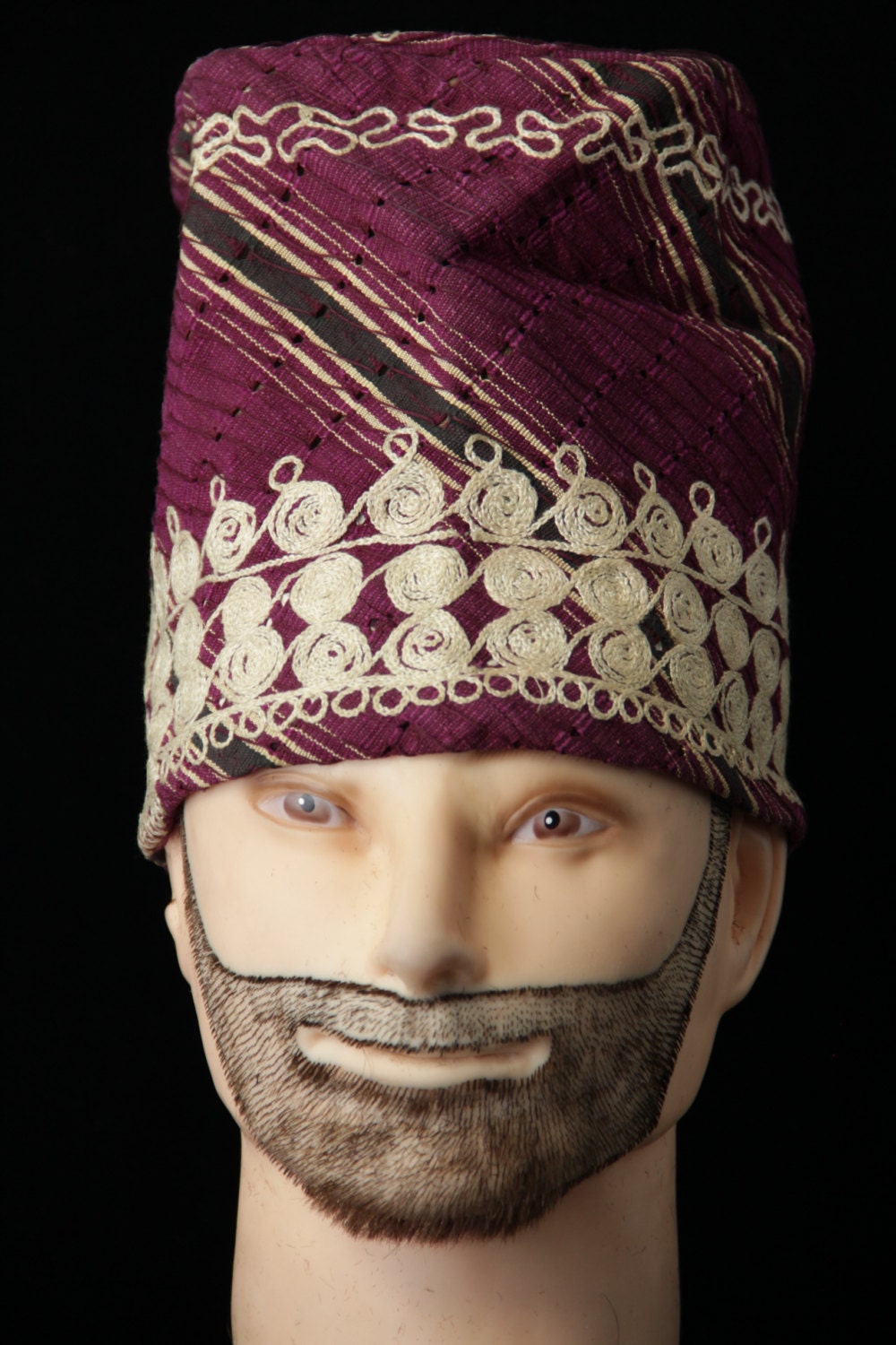 Yoruba Hat Filamade from Aso Oke Ashokefrom