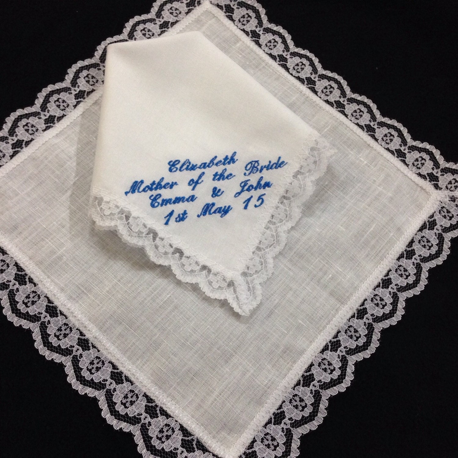 Ladies Personalised Irish Linen Handkerchief