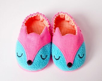 Elastic Baby Booties - The Fantastic Fox 05