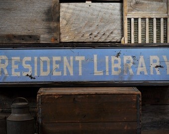 Home library decor | Etsy