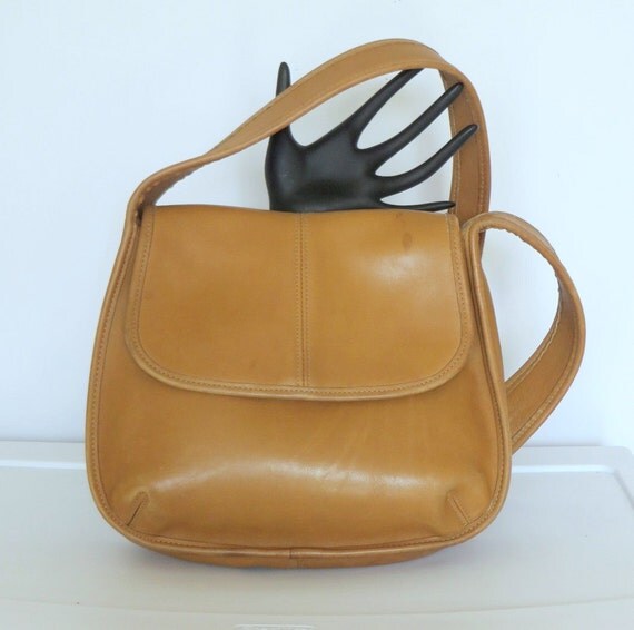 Shoulder Bag Made In USA Vintage Coach Tan Coach Purse Tan Leather Bag ...