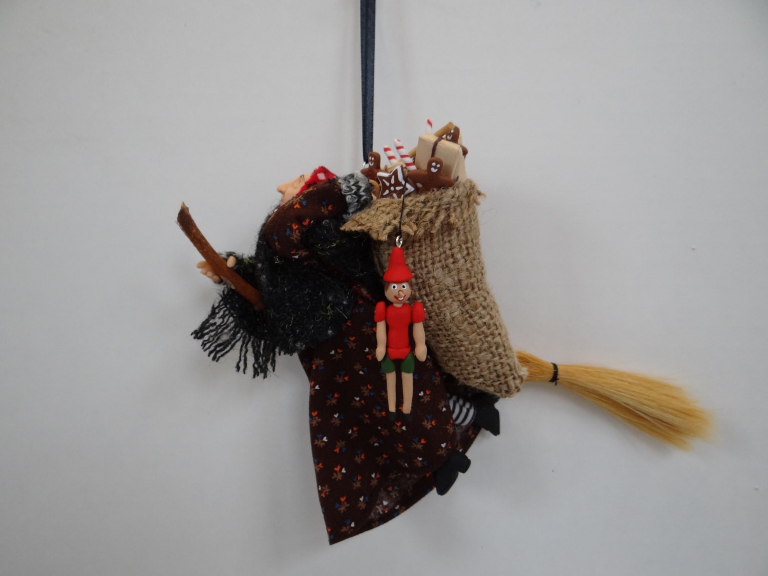 la befana italian christmas witch ornament handmade by artist la befana italian christmas witch ornament handmade by artist