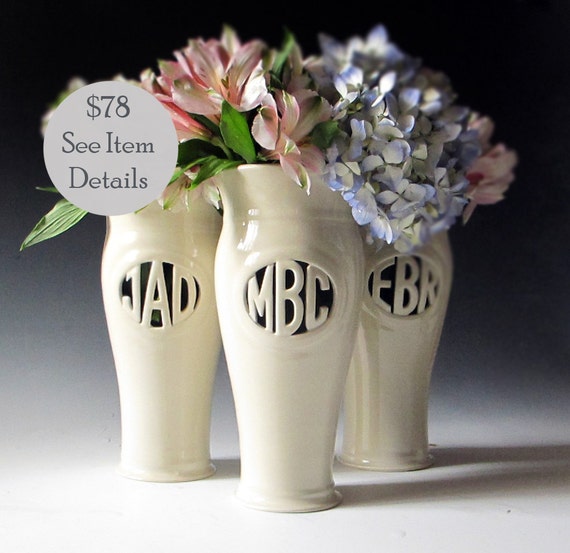 Personalized Mother of the Bride or Bridesmaid Gift by MaidOfClay