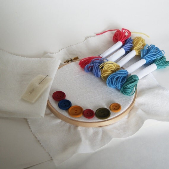 CRAFT KIT First Sewing Kit beginner sewing kit by museofthemorn