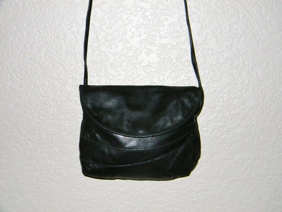 Vintage Enny leather Handbag butter soft leather by FeliceSereno