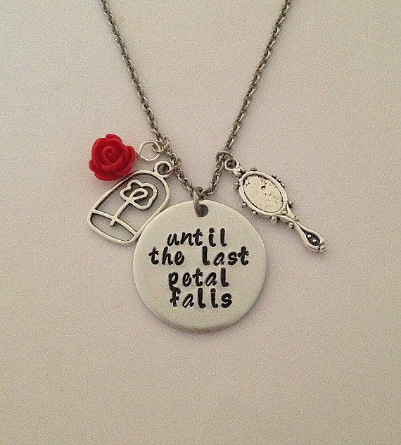 Disney Beauty and the Beast necklace until the last