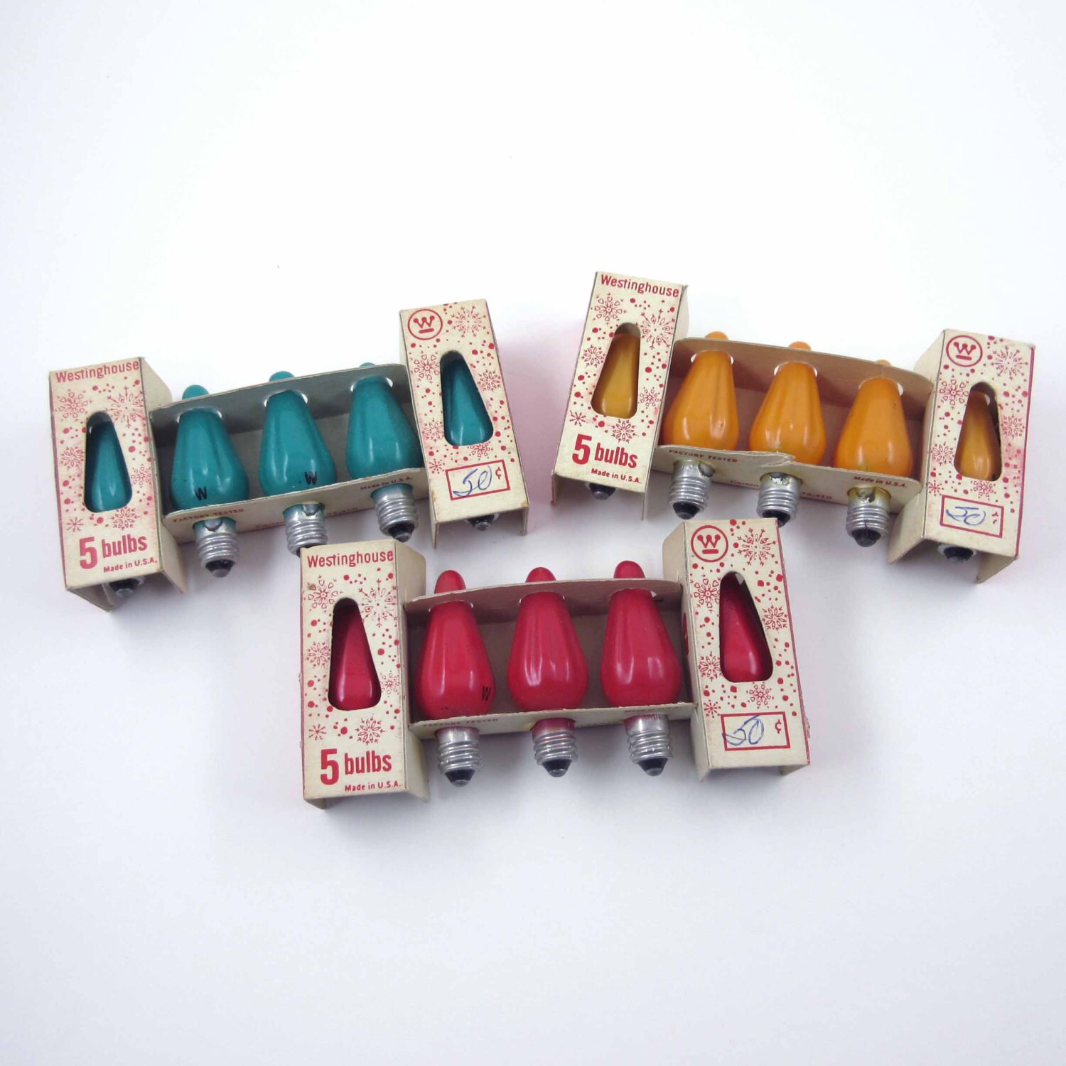 three vintage sets of christmas tree light bulbs by three vintage sets of christmas tree light bulbs by