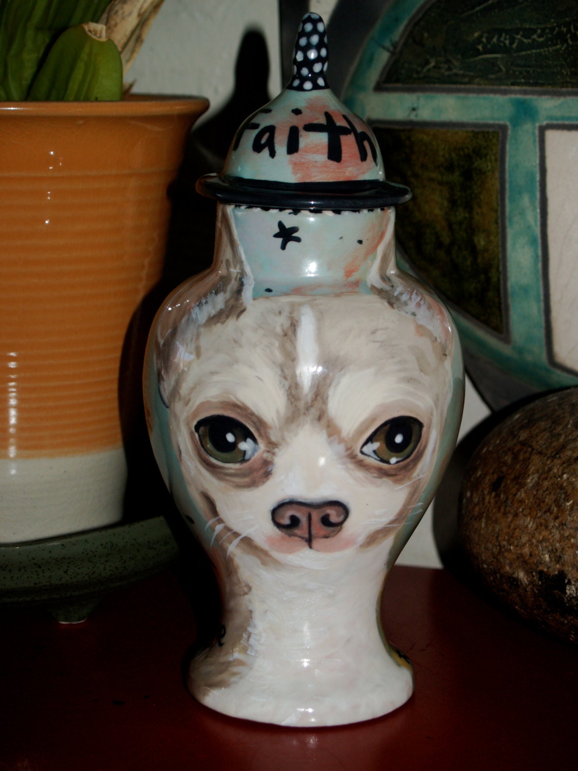 Custom small medium PET URN for dogs and cats SMALL Chihuahua