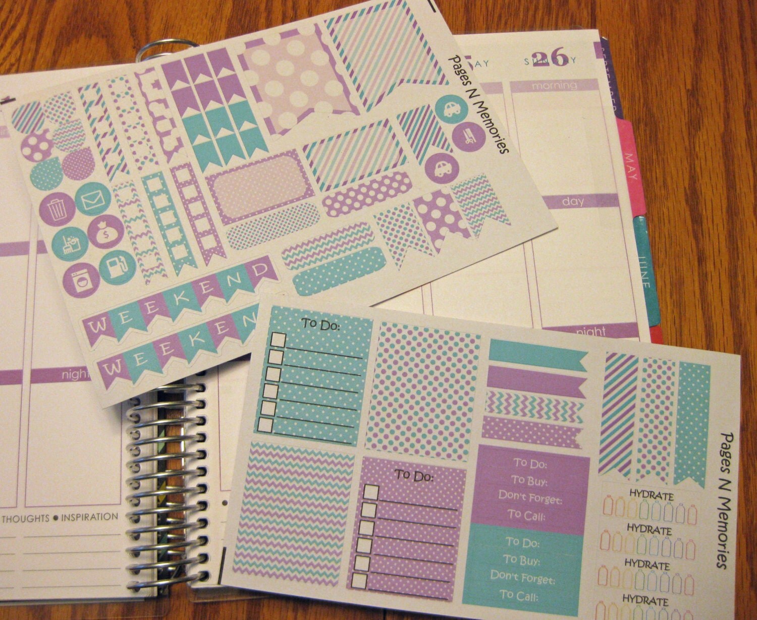 April Monthly Planner Sticker Kit for Erin by PagesNMemories