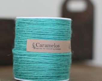 100 yds of Tropical Blue Jute Twine Cord