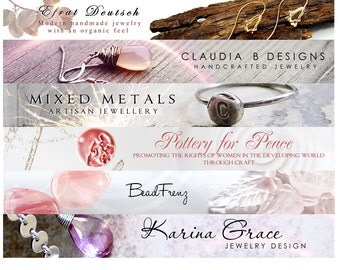 Etsy banner shop banner avatar set shop set Etsy shop set custom banner design customized personalized affordable