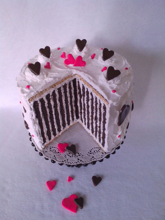 Artificial Cake Fake Cake Display Cake by CaraMiaCakes on Etsy