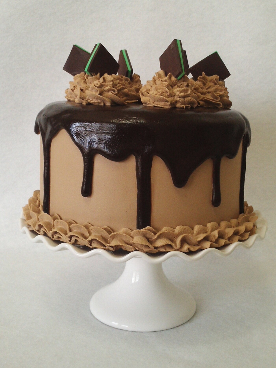 Fake Cake Artificial Cake Home Staging food Mocha