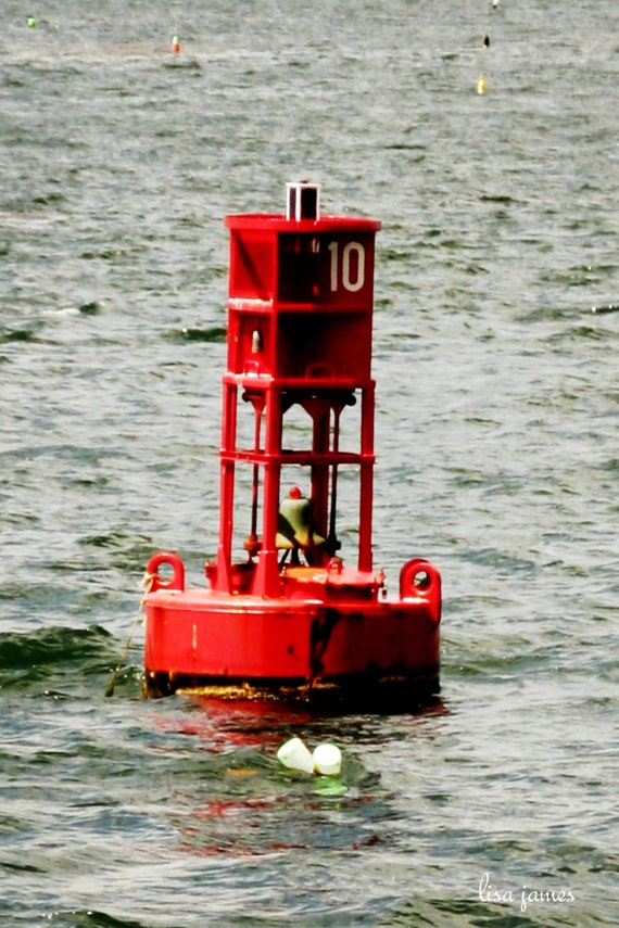 Items similar to New England Bell Buoy NoteCard on Etsy