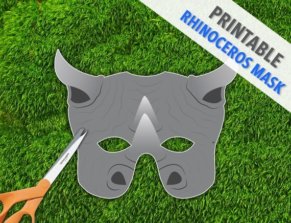 Rhino Mask Printable 109