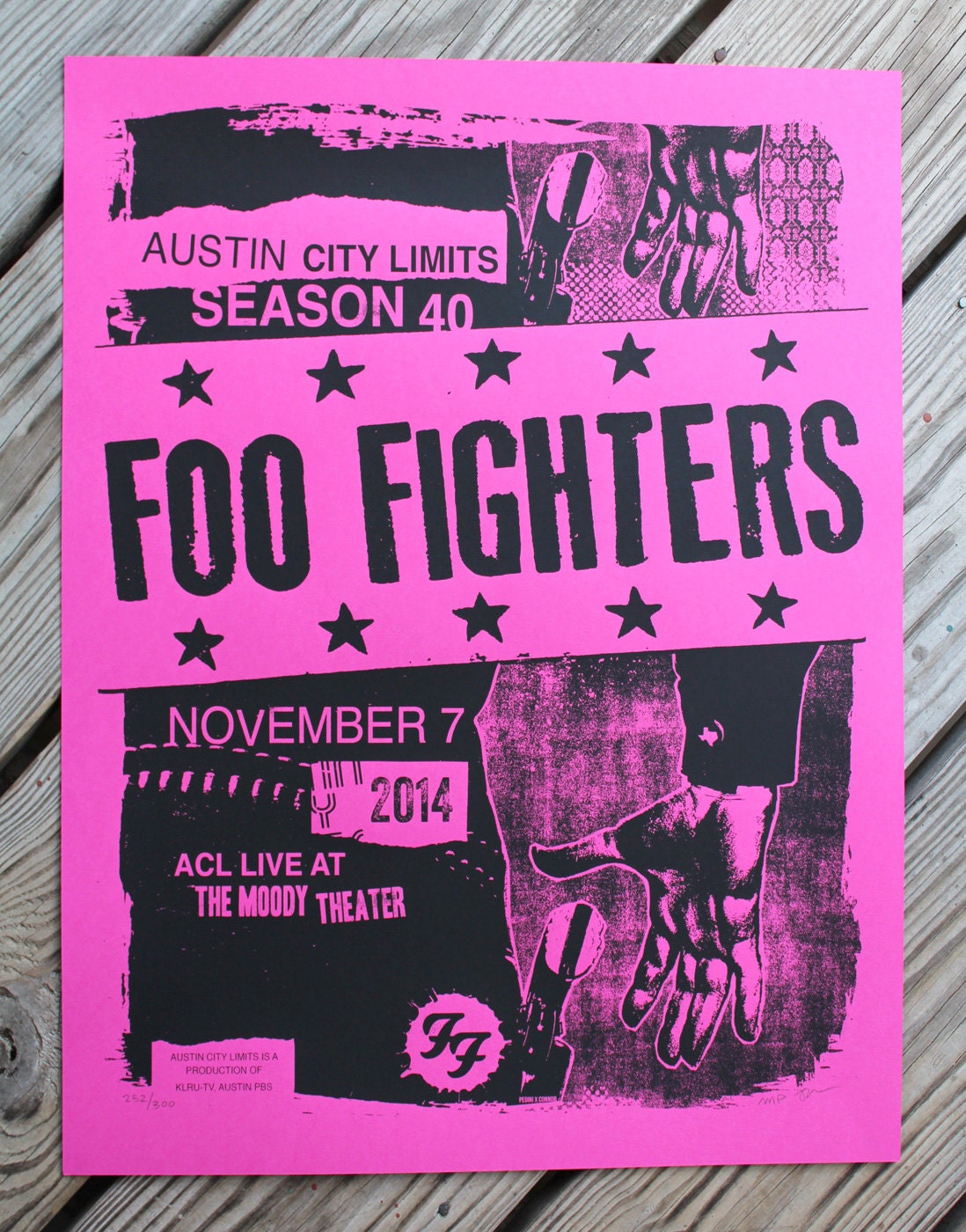 Foo Fighters Austin City Limits poster Sonic Highways