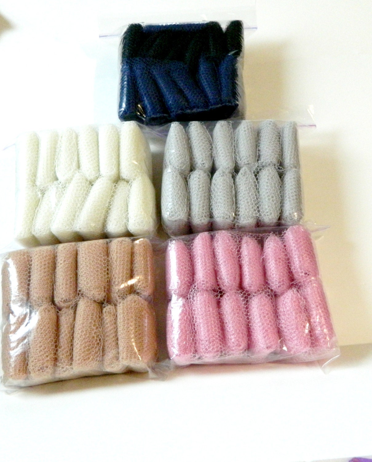 Pot Scrubber gift Basket fillers Set of 8 Nylon Crocheted