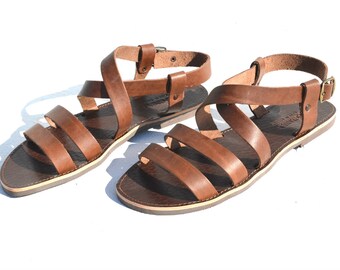 ANANIAS Roman Greek leather sandals NEW STYLE by AnaniasSandals