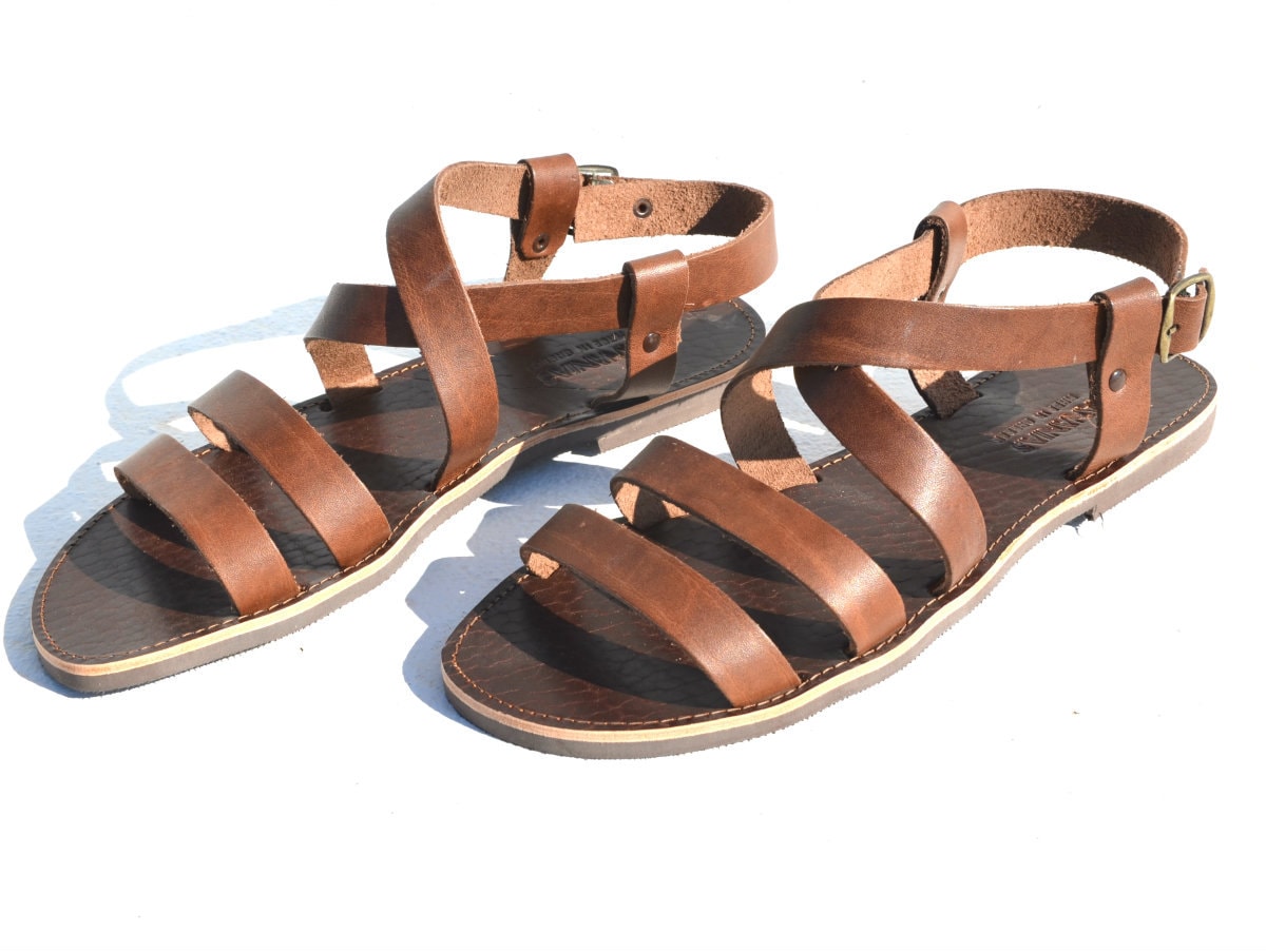 Greek handmade Roman leather sandals for men NEW STYLE