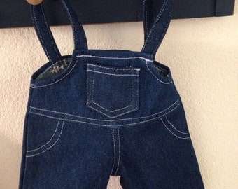 Overalls Upcycled for 18 inch Dolls