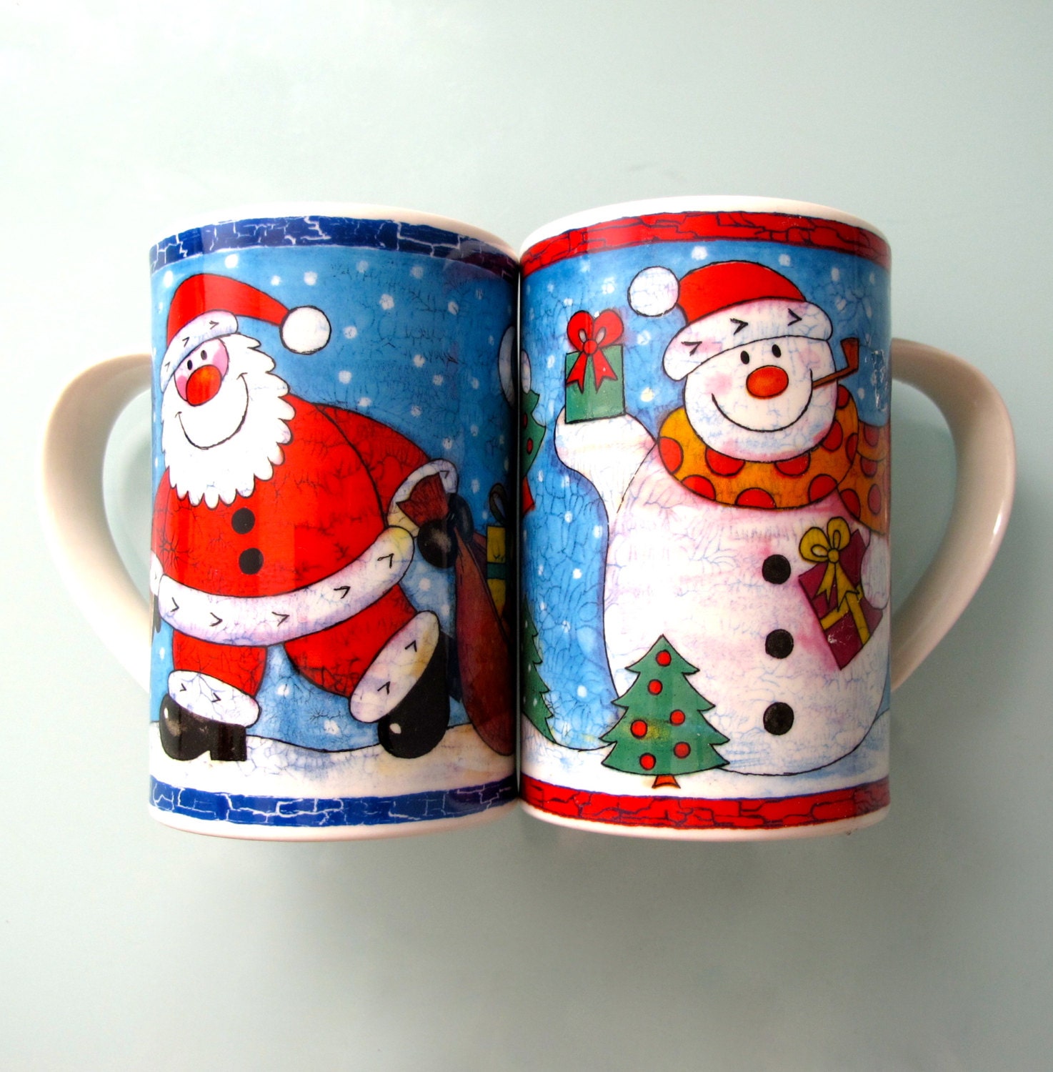 Dunoon Christmas Mugs / Santa Claus Coffee Cup / by BlueRoseRetro