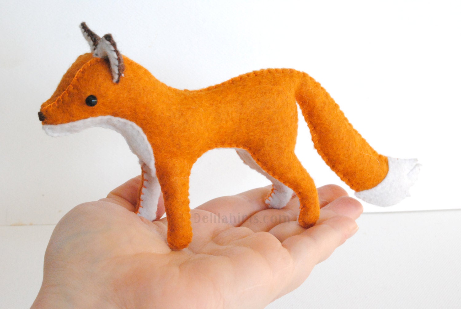 Woodland Felt Fox Pattern Make A Stuffed Fox Toy Waldorf