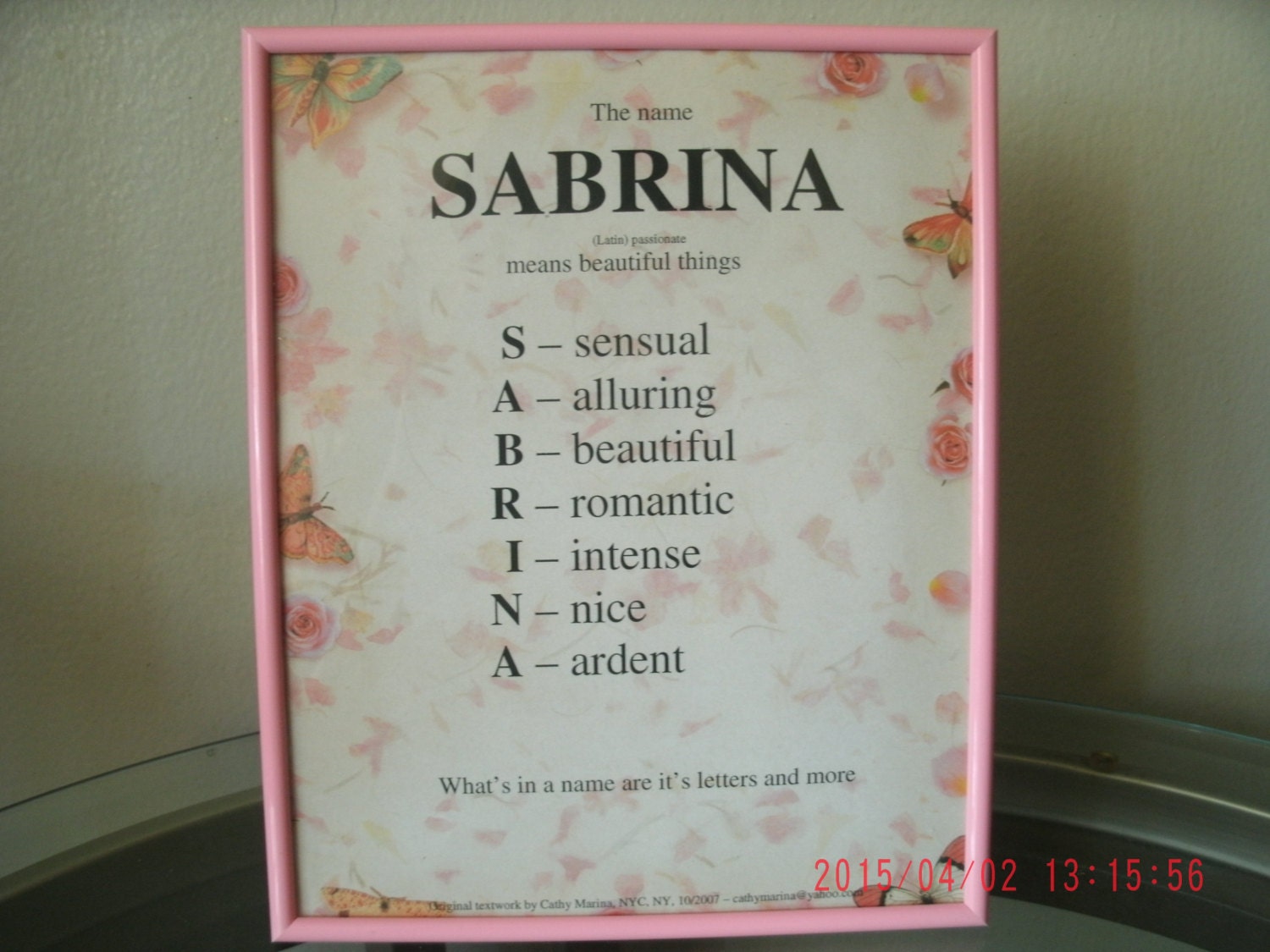 Sabrina name