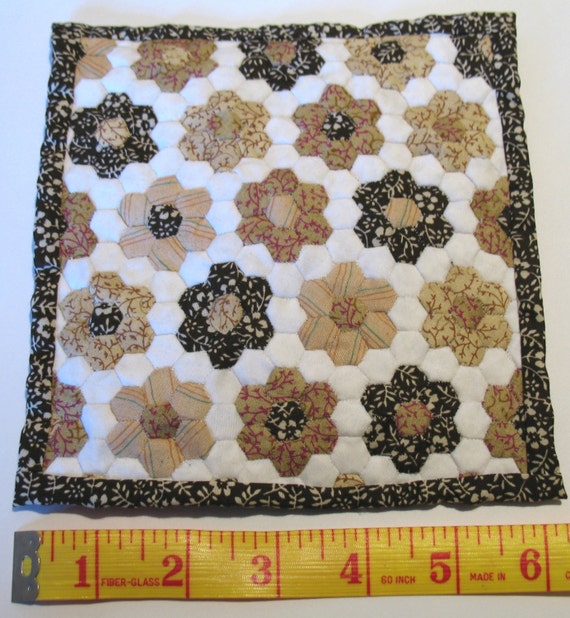 dollhouse brown quilt