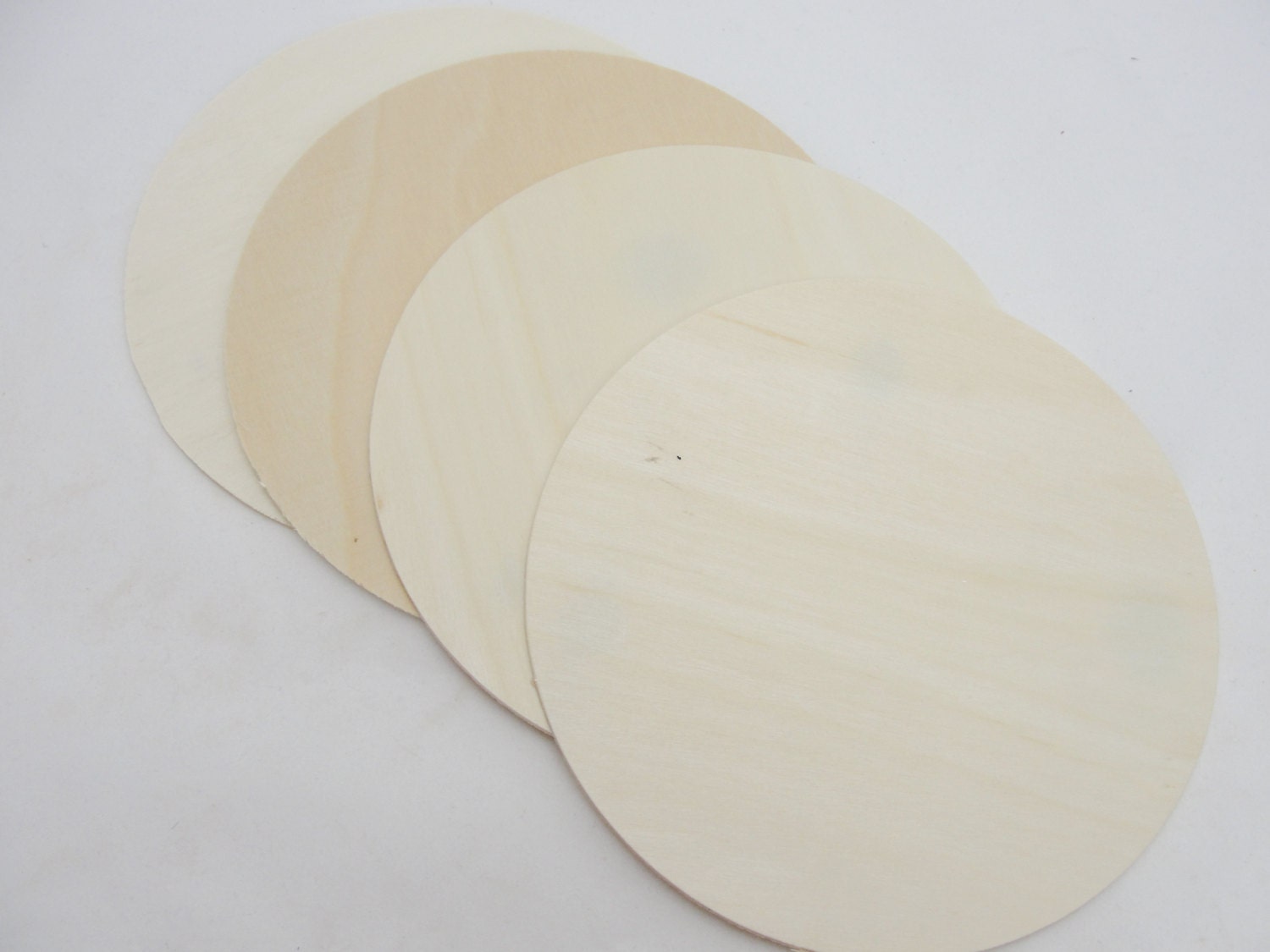 Wooden circles 6 1/2 6.5 inch circle large wooden