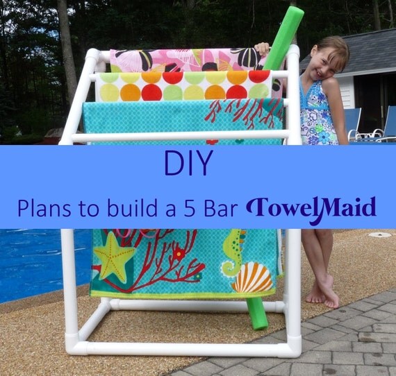 DIY Plans to build 5 Bar Towel Rack