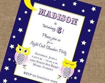 Slumber Party Invitation