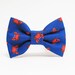 seersucker bow tie dog collar