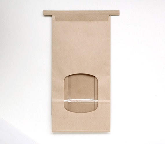 bags with Kraft Tie Bags Brown Tin Bakery  with  Candy kraft bakery Bags,  paper Paper 50 window Window,