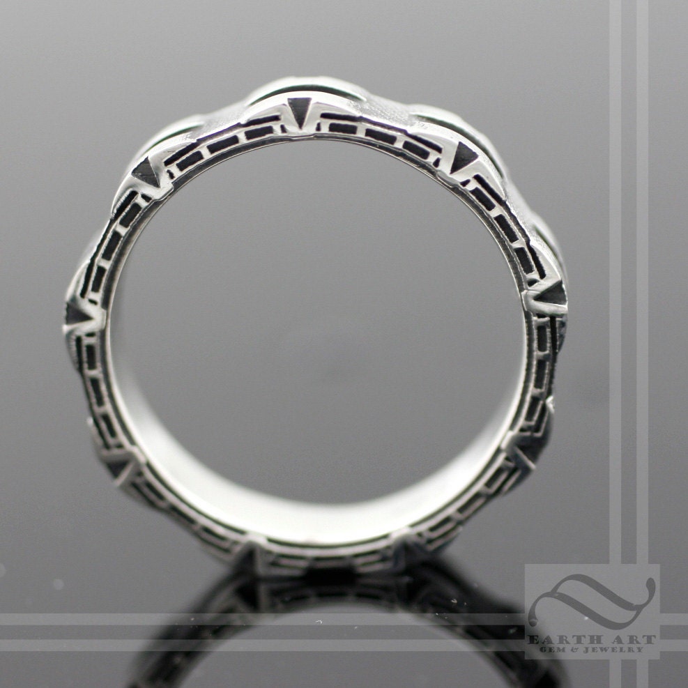 Stargate Ring Sterling Silver