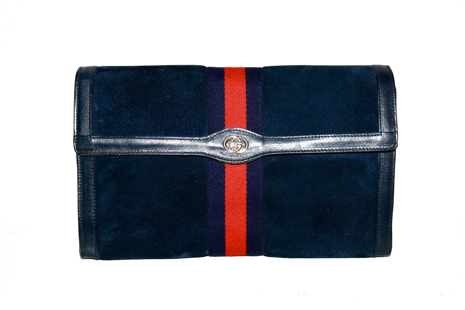 gucci blue clutch