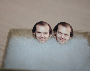 Jack Nicholson The Shining Post Stud Earrings Celebrity Jewelry Jack Torrance
