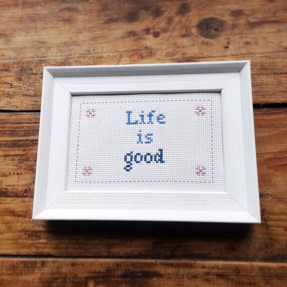 Custom cross stitch / needlepoint sampler by knitforvictory