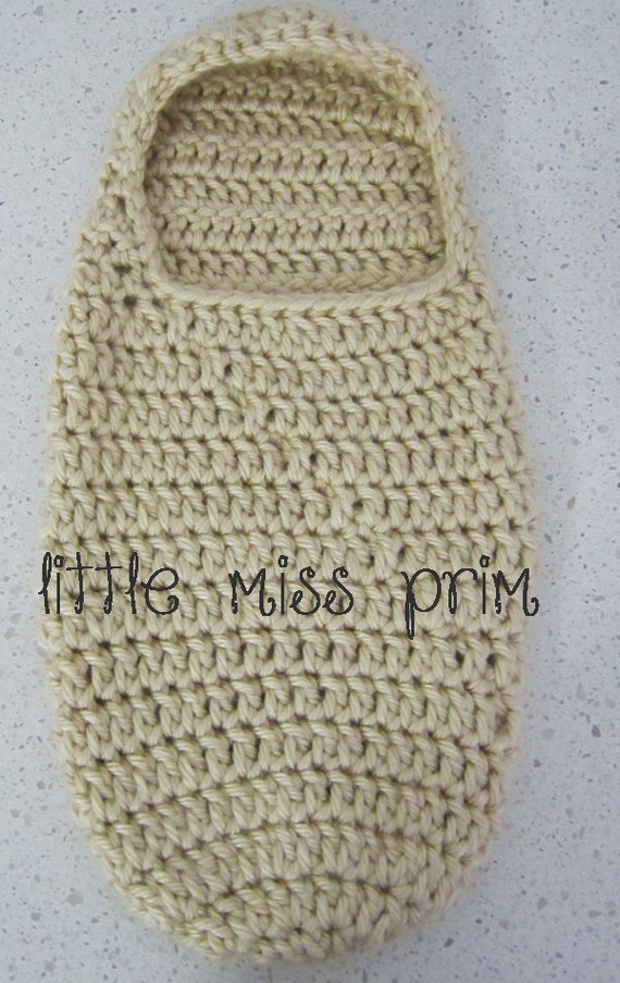 Crocheted Baby Bunting/Cocoon with Hood by littlemissprim ...