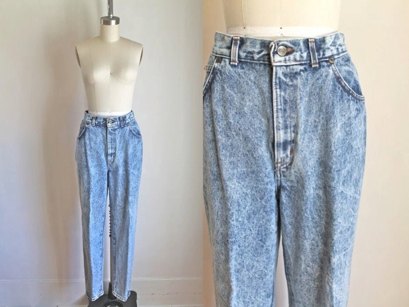 vintage 1980s jeans STONEWASH 80s high waisted denim / by MsTips